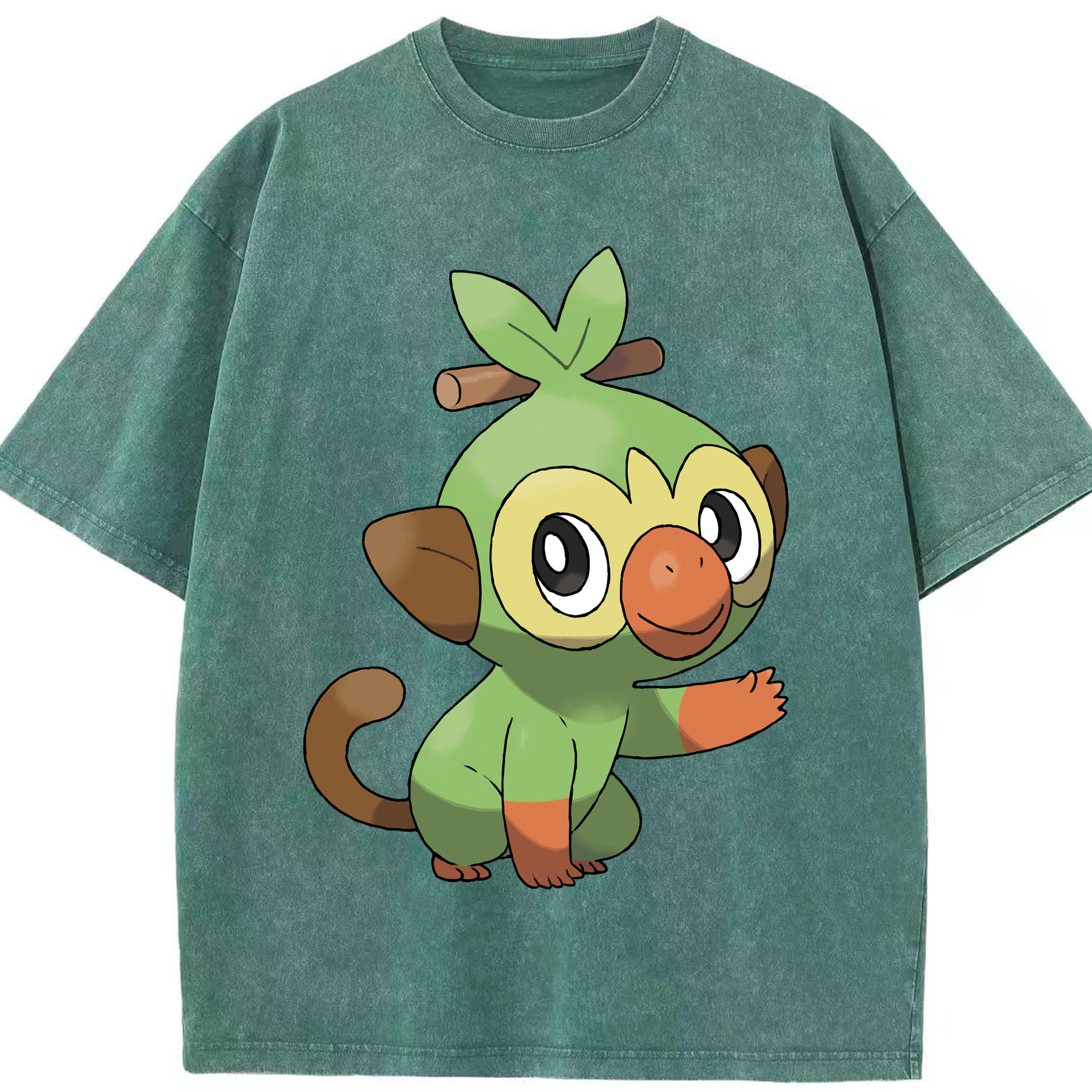 （画像用） ポケットモンスター Pokémon 綿100% ヴィンテージ風 半袖Tシャツ（フロントプリント）
